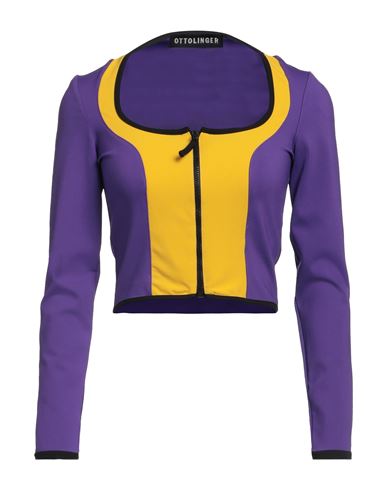 Ottolinger Woman Sweatshirt Purple Size L Polyamide, Elastane