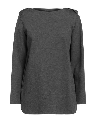 Millenovecentosettantotto Woman T-shirt Lead Size Xl Viscose, Polyamide, Elastane In Gray