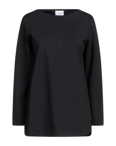 Millenovecentosettantotto Woman T-shirt Black Size Xl Viscose, Nylon, Polyester, Elastane