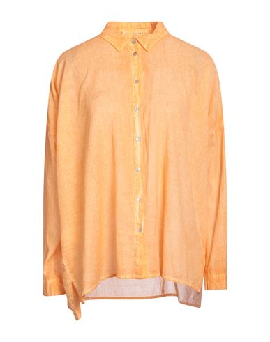 Skills & Genes Woman Shirt Orange Size 6 Cotton