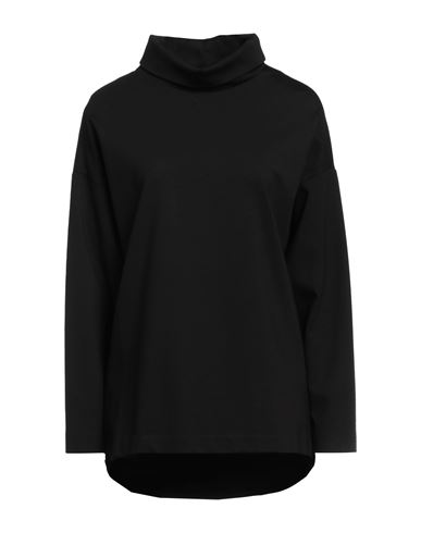 Alpha Studio Woman T-shirt Black Size 8 Viscose, Polyamide, Elastane