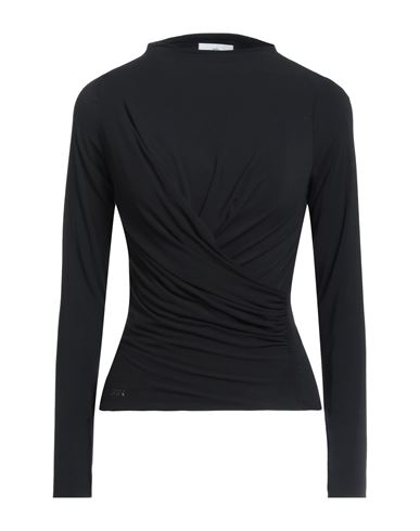 Nenette Woman T-shirt Black Size Xs Modal, Elastane