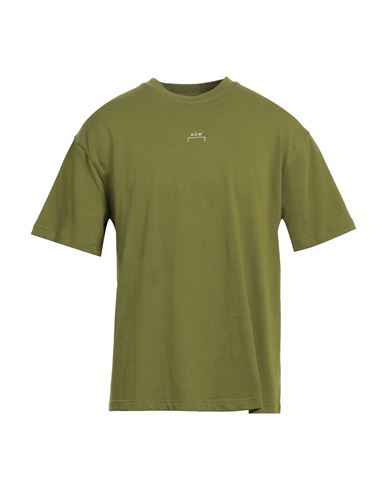 A-cold-wall* Man T-shirt Military Green Size Xs Cotton In Green