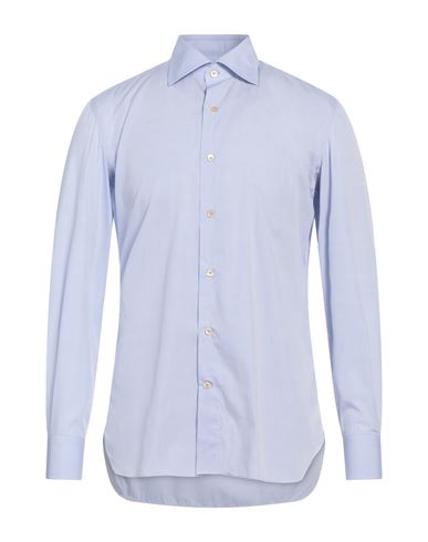 Errico Formicola Napoli Man Shirt Sky Blue Size 15 ¾ Cotton
