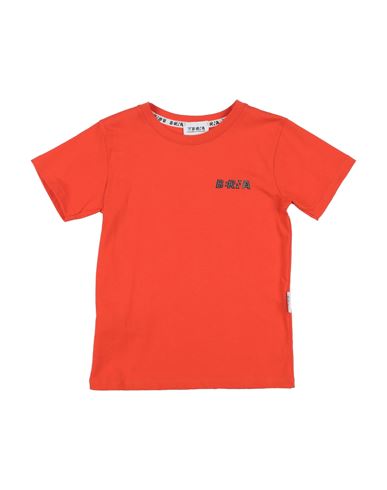 Berna Babies'  Toddler Boy T-shirt Orange Size 6 Cotton