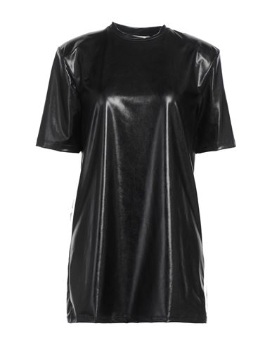 Haveone Woman T-shirt Black Size S Polyester, Elastic Fibres