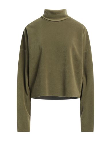 Orimusi Woman Sweatshirt Military Green Size L Polyester