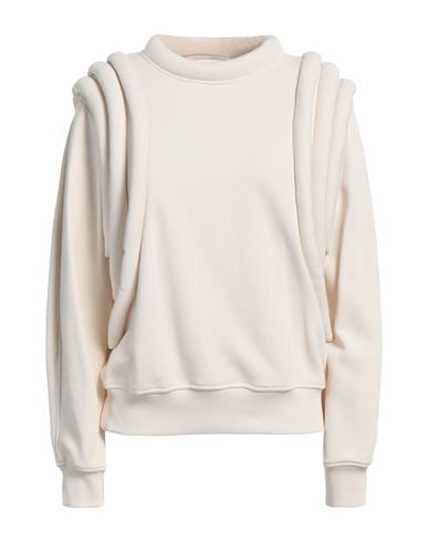 Shop Jijil Woman Sweatshirt Ivory Size 6 Cotton, Polyester In White