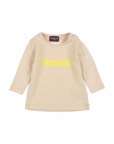 Trussardi Junior Newborn Boy T-shirt Beige Size 3 Cotton In Beige