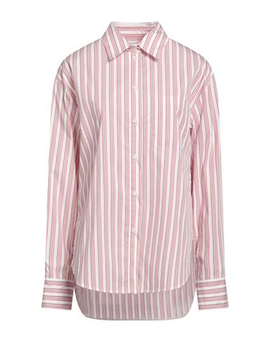 Manuel Ritz Woman Shirt Pastel Pink Size S Cotton, Polyester, Elastane