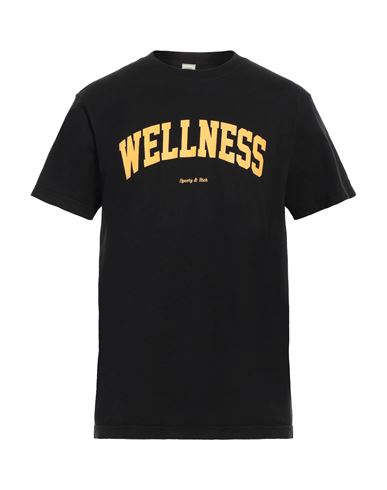 Sporty And Rich Sporty & Rich Man T-shirt Black Size S Cotton