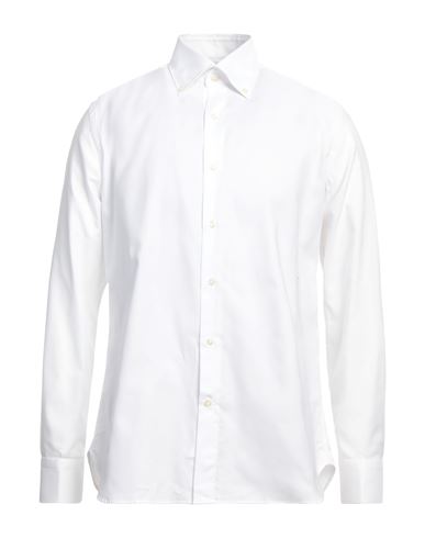 Mr Massimo Rebecchi Man Shirt White Size 15 ¾ Cotton