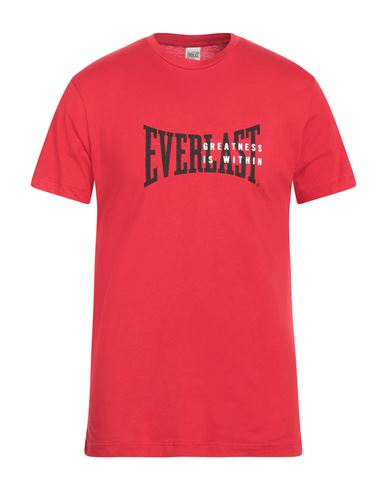 Shop Everlast Man T-shirt Red Size L Cotton