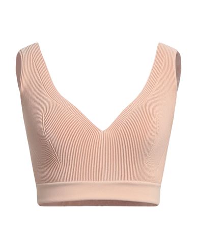 Alexander Mcqueen Woman Top Blush Size S Viscose, Polyester In Pink