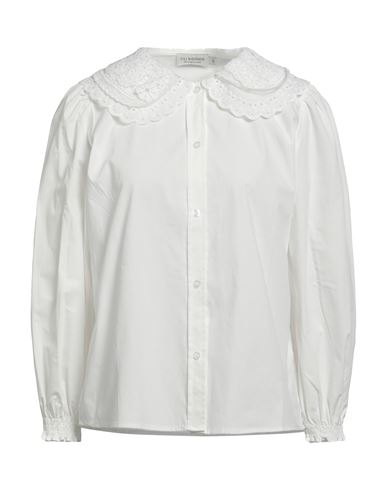 Lili Sidonio By Molly Bracken Woman Shirt White Size M Cotton
