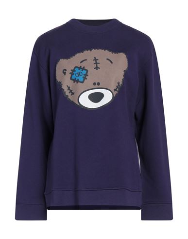 Douuod Woman Sweatshirt Purple Size Xl Cotton