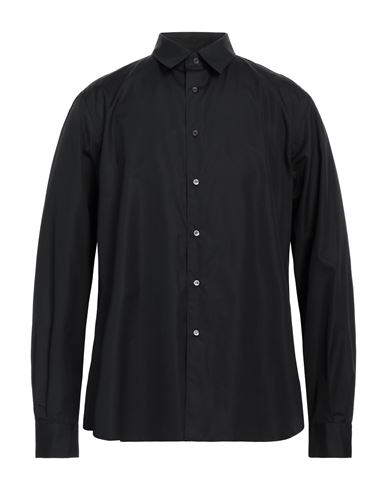 Aspesi Man Shirt Black Size 16 ½ Cotton