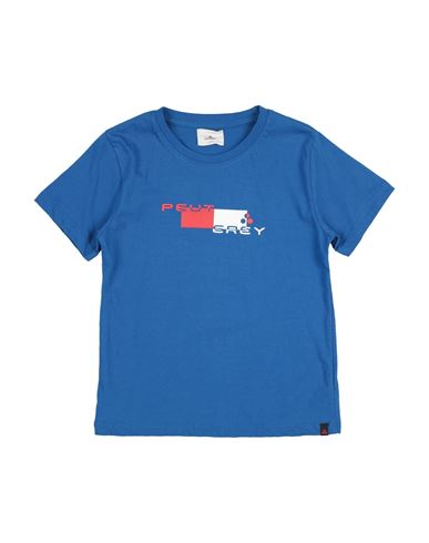 Peuterey Toddler Boy T-shirt Blue Size 5 Cotton In Blue