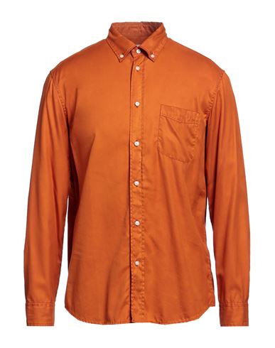 Altea Man Shirt Orange Size L Cotton