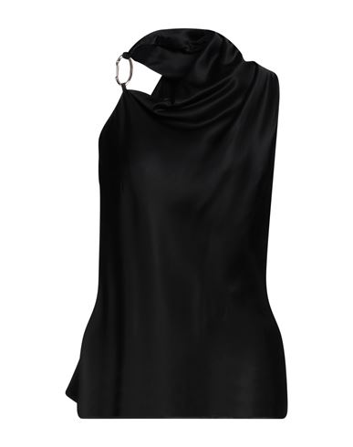 Shop Anna Molinari Blumarine Woman Top Black Size 8 Viscose