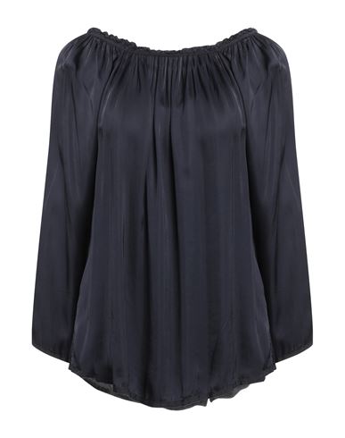 Just For You Woman Top Midnight Blue Size L Viscose, Silk