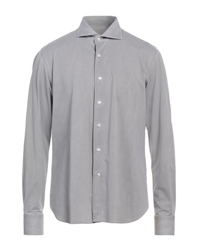 Orian Man Shirt Light Grey Size 17 ½ Polyamide, Elastane