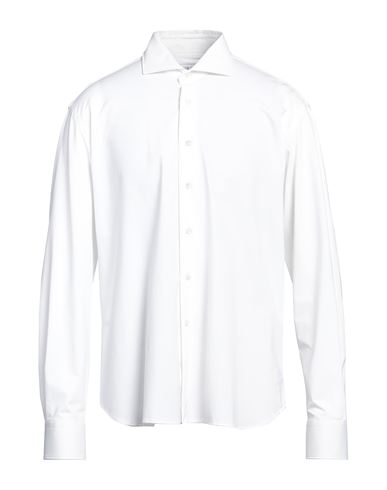 Orian Man Shirt White Size 17 ½ Polyamide, Elastane