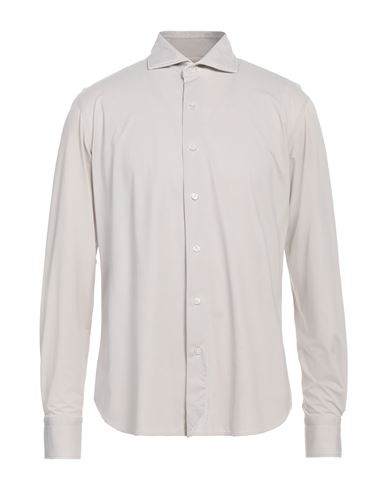 Orian Man Shirt Beige Size 16 ½ Polyamide, Elastane