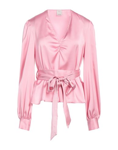 Pinko Woman Blouse Pink Size 10 Polyester