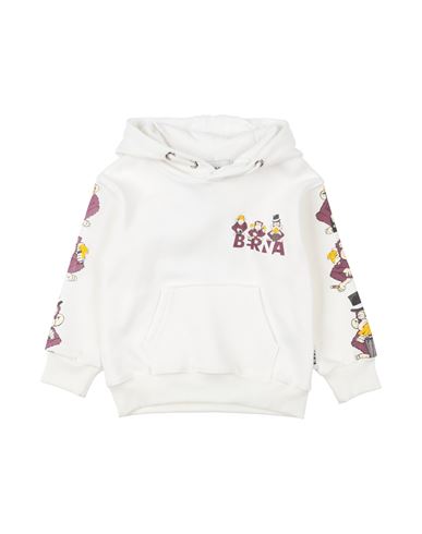 Berna Babies'  Toddler Boy Sweatshirt Cream Size 6 Cotton In White