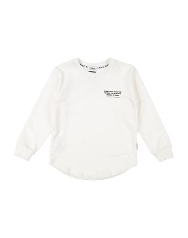 Berna Babies'  Toddler Boy Sweatshirt Cream Size 6 Cotton In White