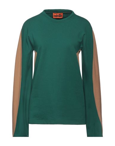 Colville Woman Sweatshirt Emerald Green Size Xl Cotton