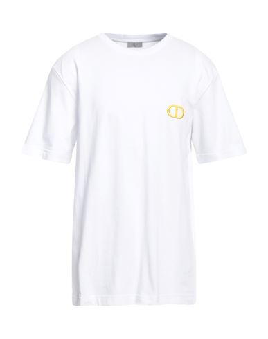 Dior Homme Man T-shirt White Size S Cotton, Viscose