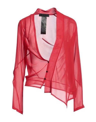 Maria Calderara Woman Suit Jacket Red Size 3 Polyester