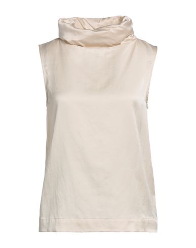Alysi Woman Top Ivory Size 10 Cotton, Silk In White