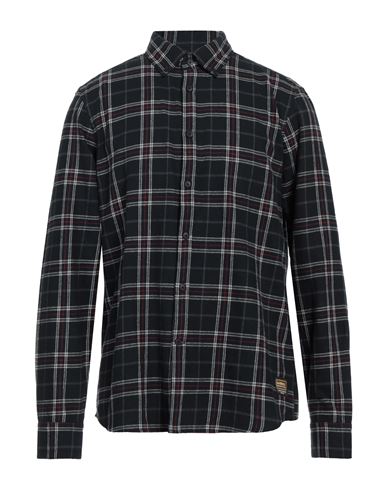 Barbour Man Shirt Midnight Blue Size M Cotton