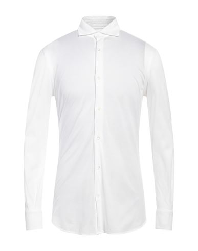 Glanshirt Man Shirt White Size 16 Cotton