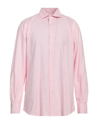 Glanshirt Man Shirt Pink Size 15 Cotton