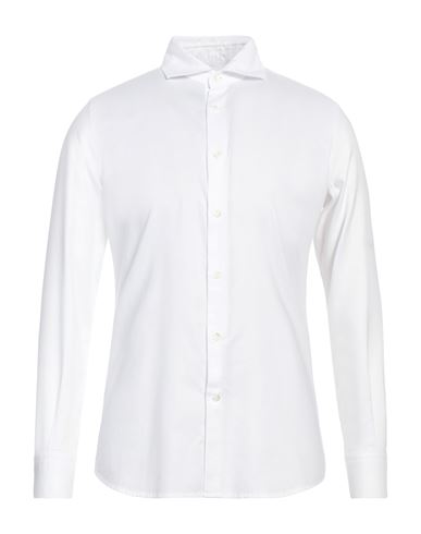 Glanshirt Man Shirt White Size 16 Cotton