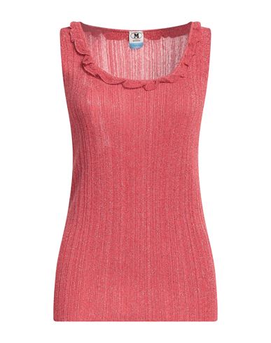 M Missoni Woman Top Brick Red Size 10 Viscose, Polyester