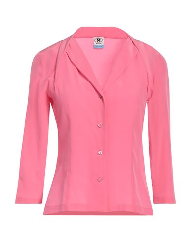M Missoni Woman Shirt Pink Size 8 Silk