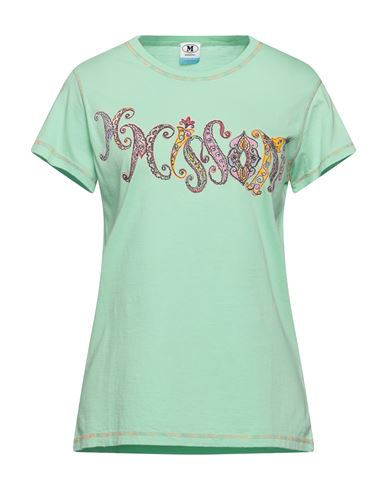 M Missoni Woman T-shirt Light Green Size M Cotton