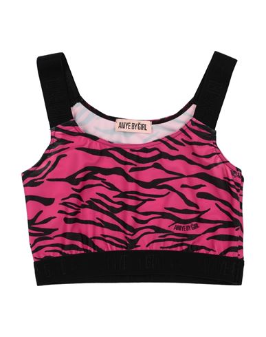 Aniye By Babies'  Toddler Girl T-shirt Fuchsia Size 6 Polyester, Elastane In Pink