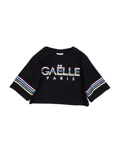 Gaelle Paris Gaëlle Paris Toddler Girl T-shirt Black Size 4 Cotton, Elastane In Black