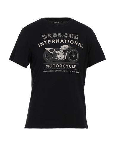 Barbour Man T-shirt Black Size Xl Cotton