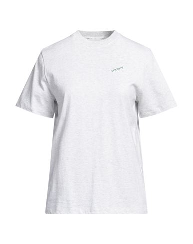 Shop Coperni Woman T-shirt Light Grey Size L Cotton