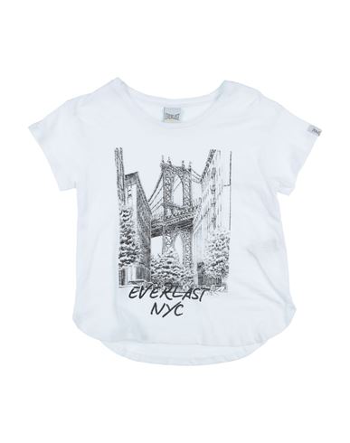 Everlast Babies'  Toddler Girl T-shirt White Size 6 Cotton