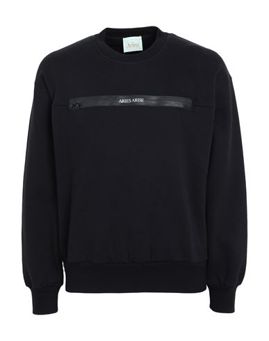 Shop Aries Man Sweatshirt Black Size Xs Cotton