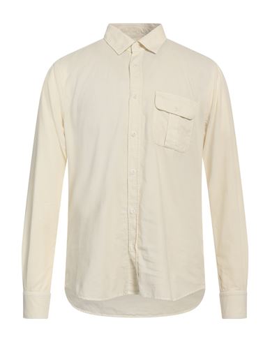 Glanshirt Man Shirt Ivory Size 15 Cotton In White