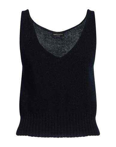 Shop Roberto Collina Woman Top Midnight Blue Size L Wool, Cashmere